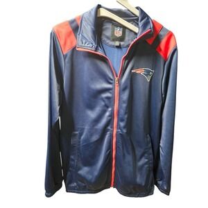 NFL Team Men's New‎ England Patriots Zip Up Jacket Size S